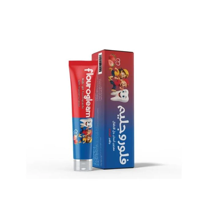 فلوروجليم معجون اسنان اطفال بطعم الفراولة 30 جم