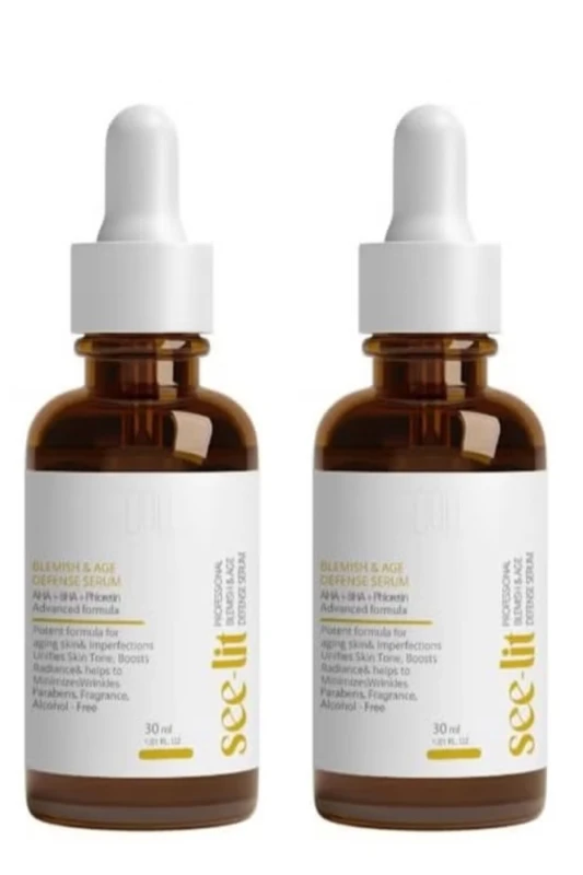 سى ليت الكسير سيروم لتقليل علامات الشيخوخة والخطوط الرفيعة 30 مل عرض 2 قطعة