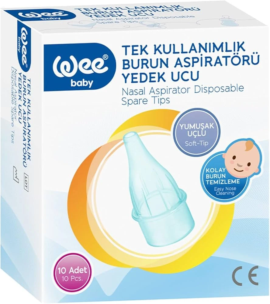 وى بيبى غيار شفاط مخاط علبة 10 قطع 163##