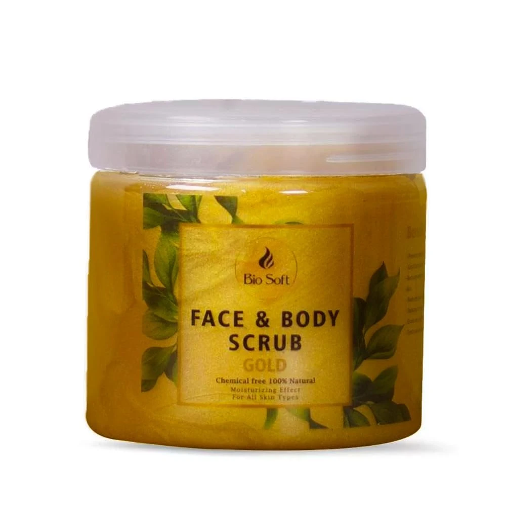 بايو سوفت سكراب للبشرة والجسم جولد