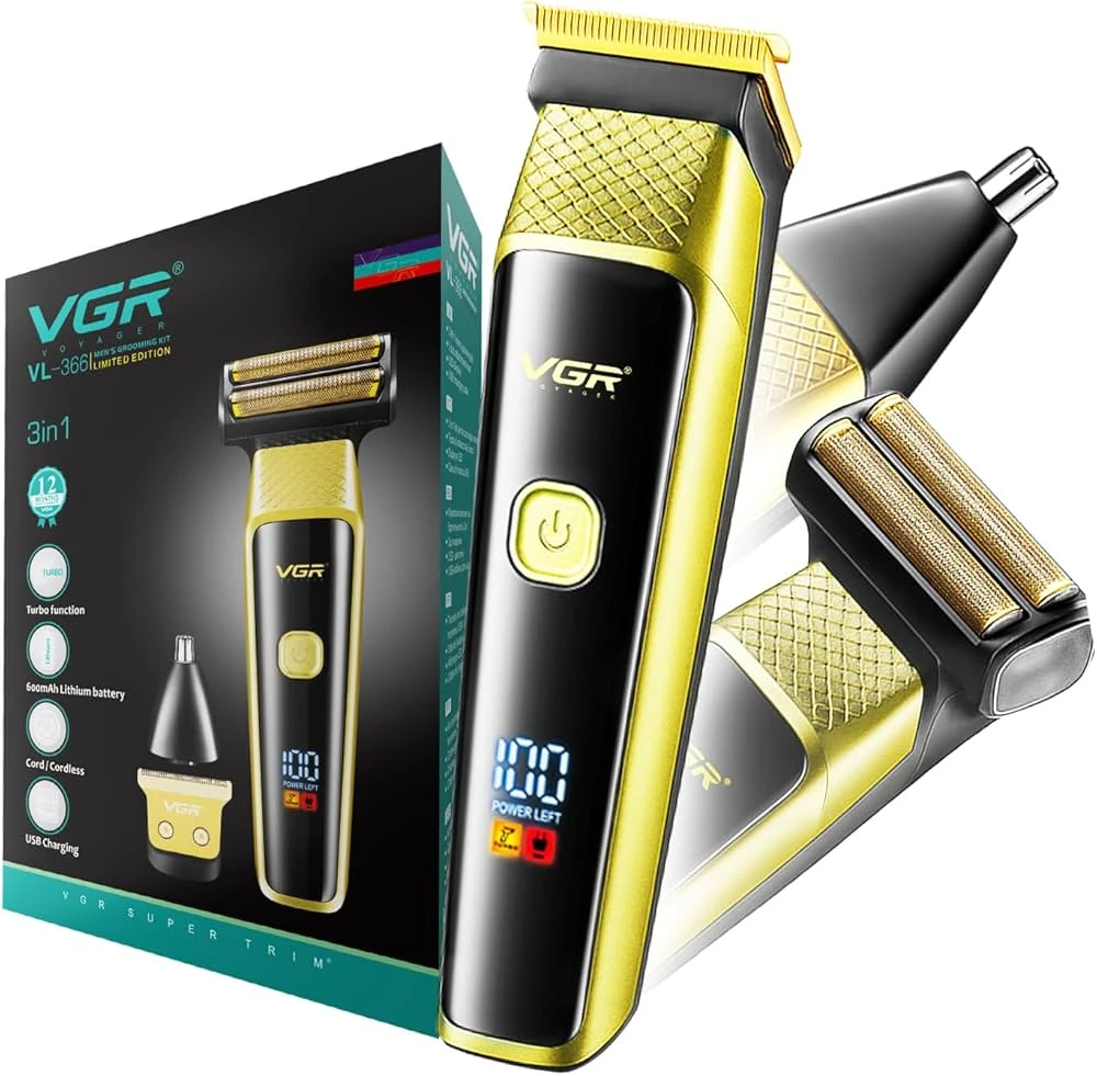 VGR ماكينة حلاقة رجالى 3*1 V-366