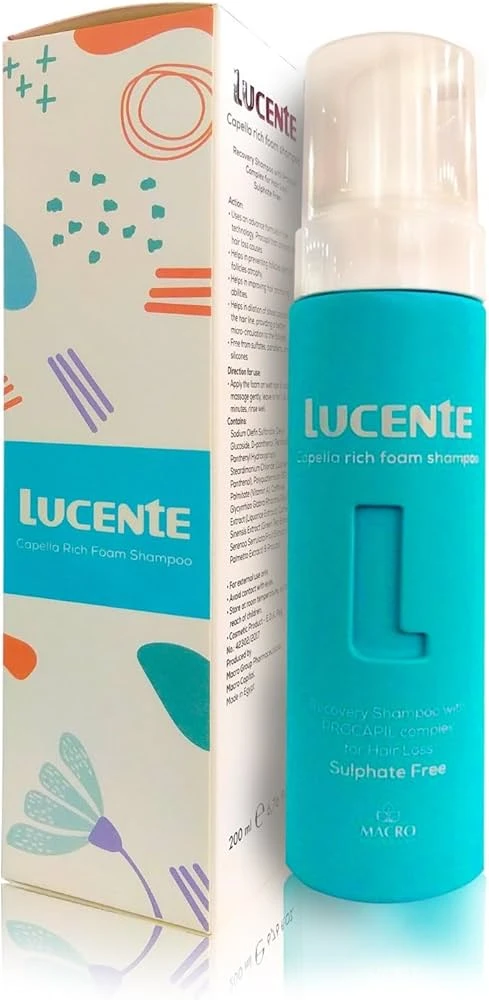 لوسينتى كابيلا شامبو رغوي خالي من السالفيت لتساقط الشعر 200 مل