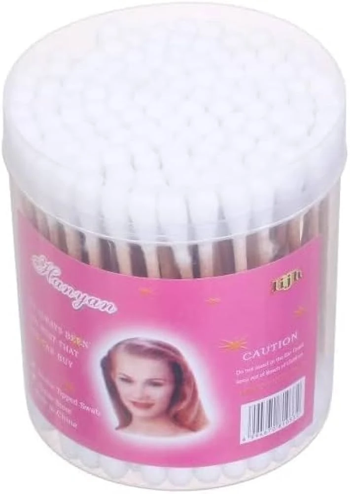 قطن اذن صينى خشب 200 عود 6 قطعة #