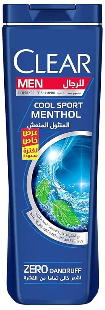 كلير شامبو منتول منعش رجالى 600 مل وفر 25جنية