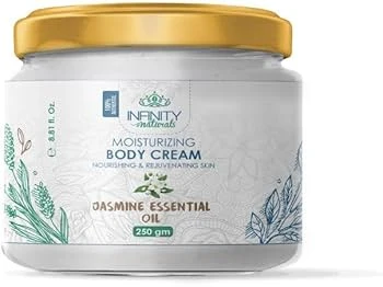 انفينتى ناتشورال كريم مرطب للجسم بزيت الياسمين برطمان 250 جم