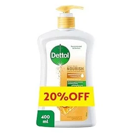 ديتول هاند ووش مغذى بالعسل والبندق 400 مل خصم 20%##