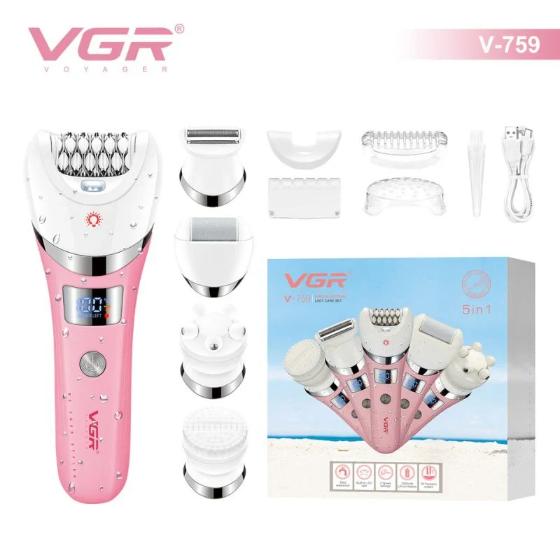 VGR ماكينة حلاقة حريمى5*1 V-759