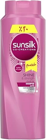 صانسيلك شامبو قوة ولمعان شعر عادى بمبى 600 مل خصم 15%#